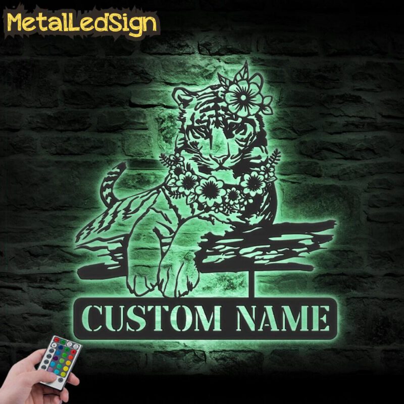 Custom-Flower-Tiger-Metal-Wall-Art-LED-Light-7.jpg