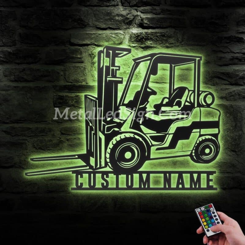 Custom-Forklift-Driver-Metal-Wall-Art-Led-Light-6