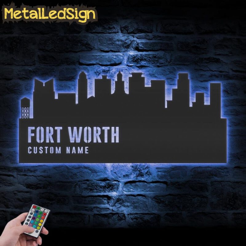 Custom-Fort-Worth-Skyline-Metal-Wall-Art-LED-Light-3.jpg