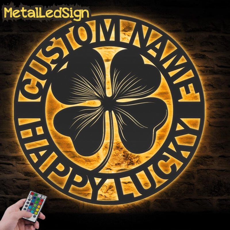 Custom-Four-Leaf-Clover-Metal-Wall-Art-LED-Light-5.jpg