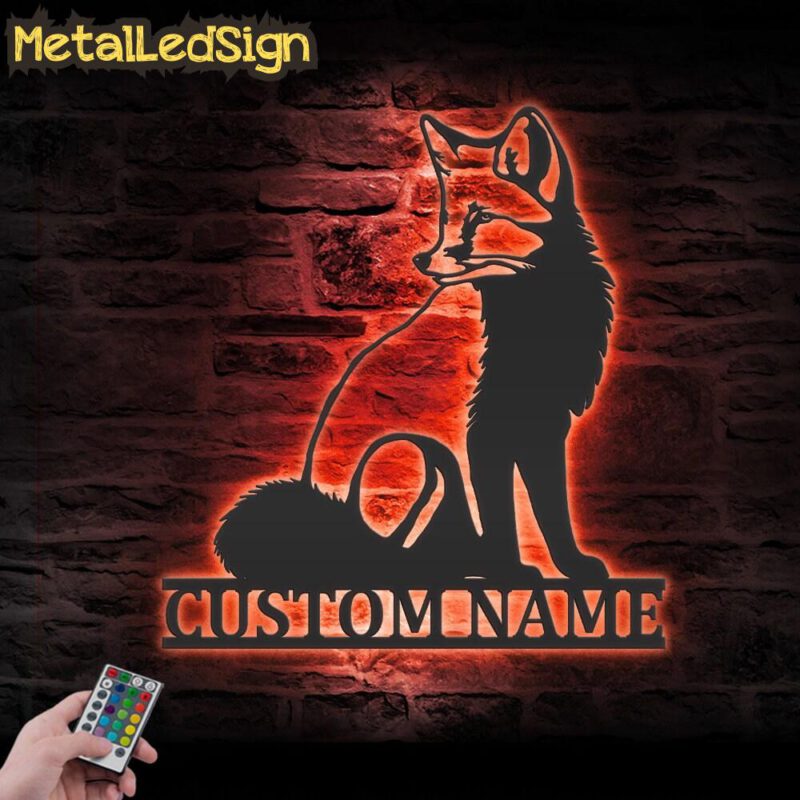 Custom-Fox-Metal-Wall-Art-LED-Light-5.jpg