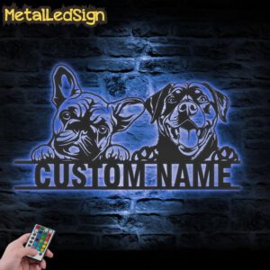 Custom-French-Bulldog-And-Rottweiler-Metal-Wall-Art-LED-Light-3.jpg