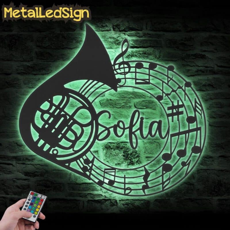 Custom-French-Horn-Musical-Instrument-Metal-Wall-Art-LED-Light-5.jpg