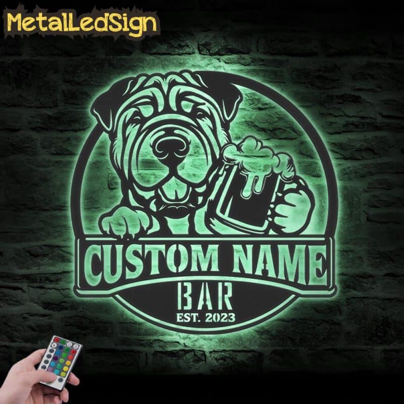 Custom-Funny-Chinese-Shar-Pei-Thirsty-Beer-Pub-Metal-Wall-Art-LED-Light-7.jpg