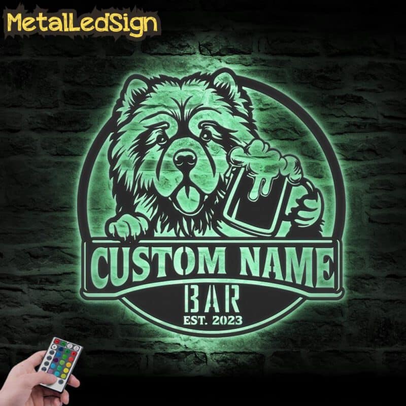 Custom-Funny-Chowchow-Thirsty-Beer-Pub-Metal-Wall-Art-LED-Light-5.jpg