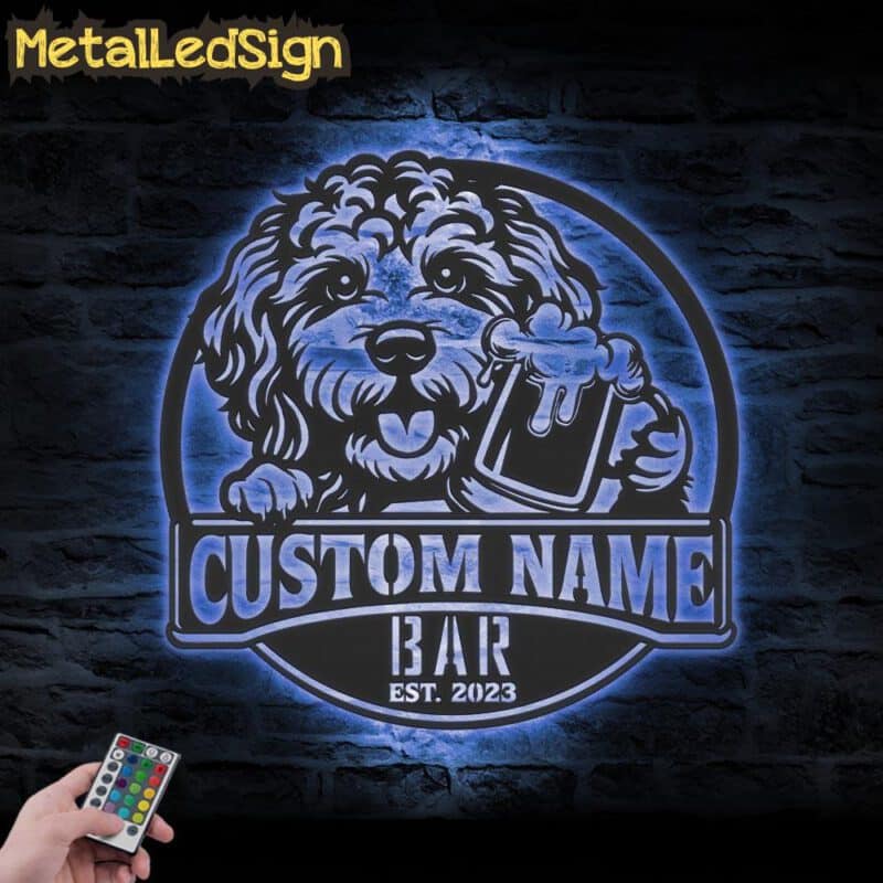 Custom-Funny-Cockapoo-Thirsty-Beer-Pub-Metal-Wall-Art-LED-Light-5.jpg