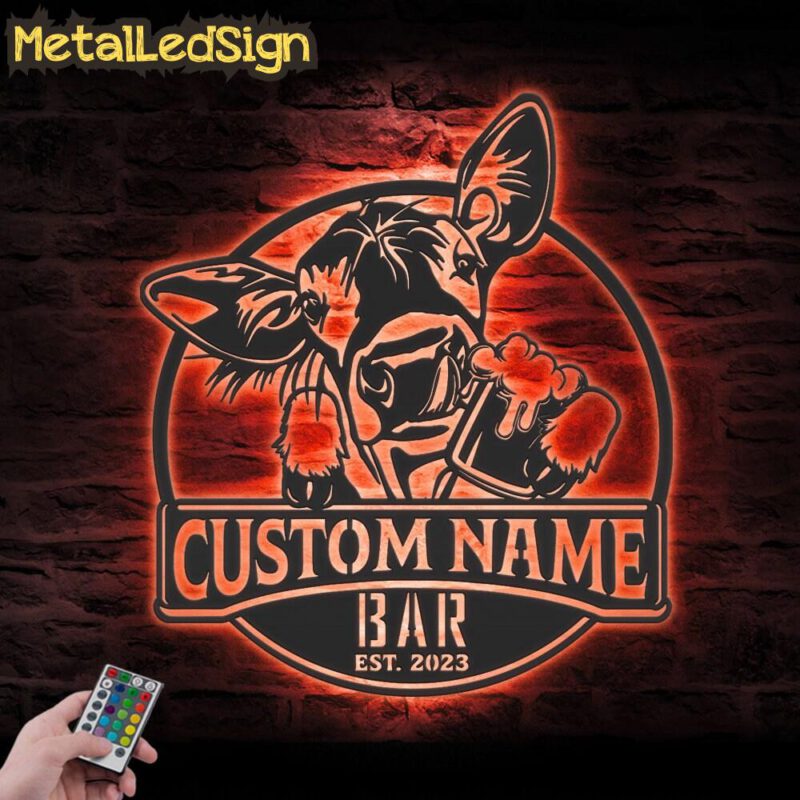 Custom-Funny-Cow-Beer-Pub-Metal-Wall-Art-LED-Light-5.jpg