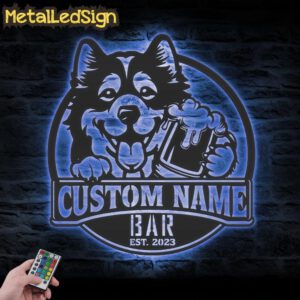 Custom-Funny-Karelian-Bear-Thirsty-Beer-Pub-Metal-Wall-Art-LED-Light-3.jpg