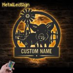 Custom-Funny-Pig-Farmhouse-Metal-Wall-Art-Led-Light-Images-2