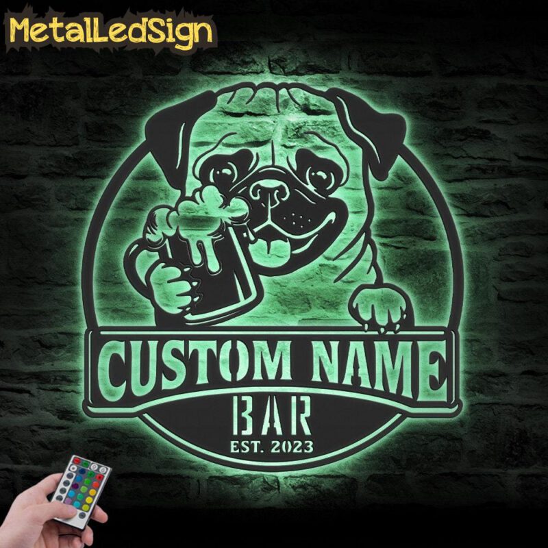 Custom-Funny-Pug-Beer-Pub-Metal-Wall-Art-LED-Light-7.jpg