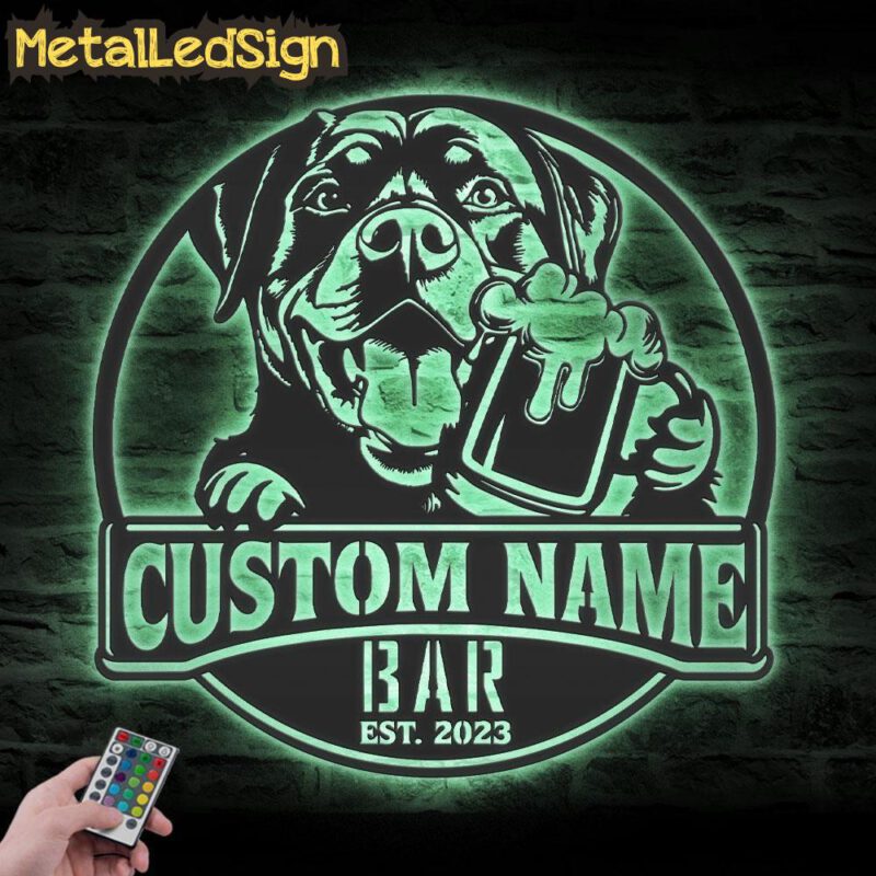 Custom-Funny-Rottweiler-Thirsty-Beer-Pub-Metal-Wall-Art-LED-Light-7.jpg