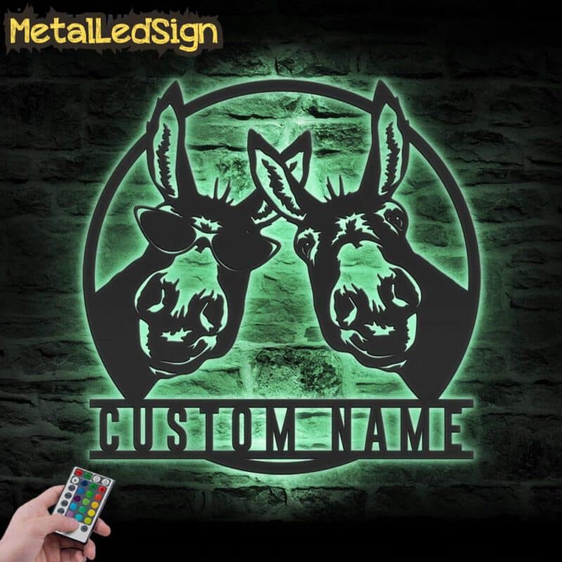 Custom-Funny-Two-Donkey-Farmhouse-Metal-Wall-Art-LED-Light-7.jpg