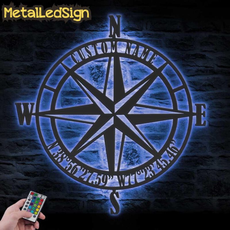 Custom-GPS-Nautical-Compass-Rose-Metal-Wall-Art-LED-Light-5-1.jpg