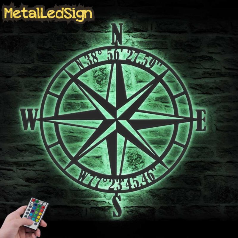 Custom-GPS-Nautical-Compass-Rose-Metal-Wall-Art-LED-Light-7.jpg