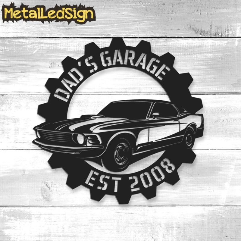 Custom-Garage-Name-Metal-Wall-Art-With-LED-Light-5