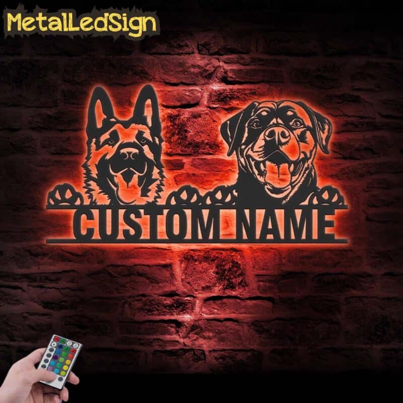 Custom-German-Shepherd-And-Rottweiler-Metal-Wall-Art-LED-Light-5.jpg