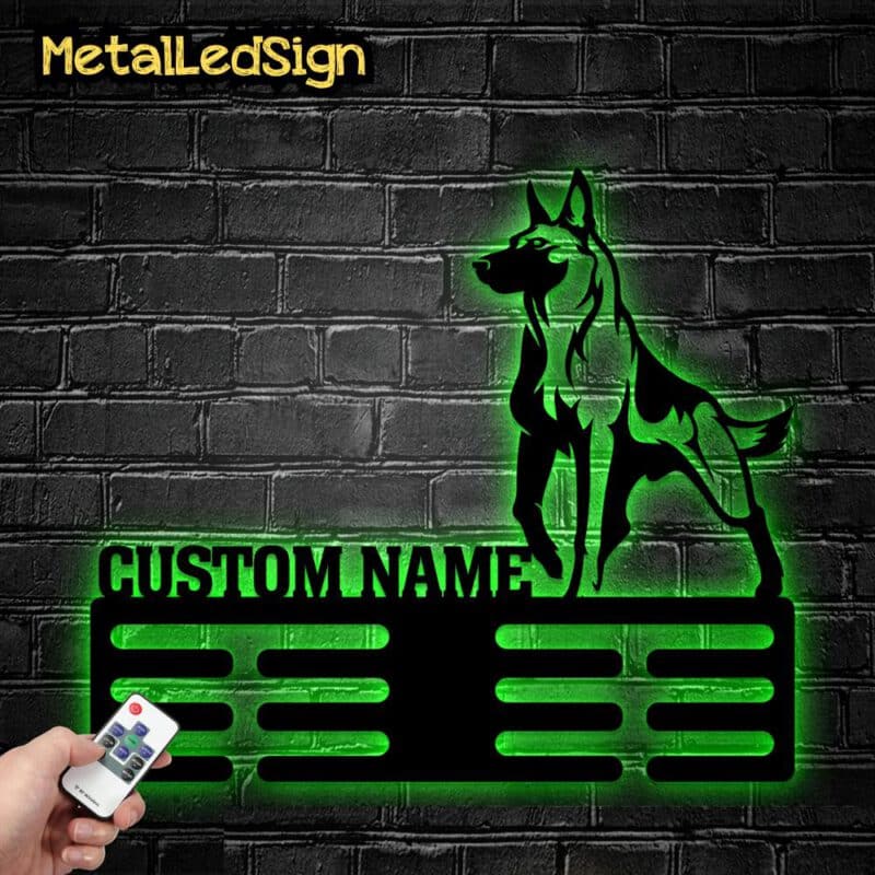 Custom-German-Shepherd-Dog-Metal-Medal-Hanger-4