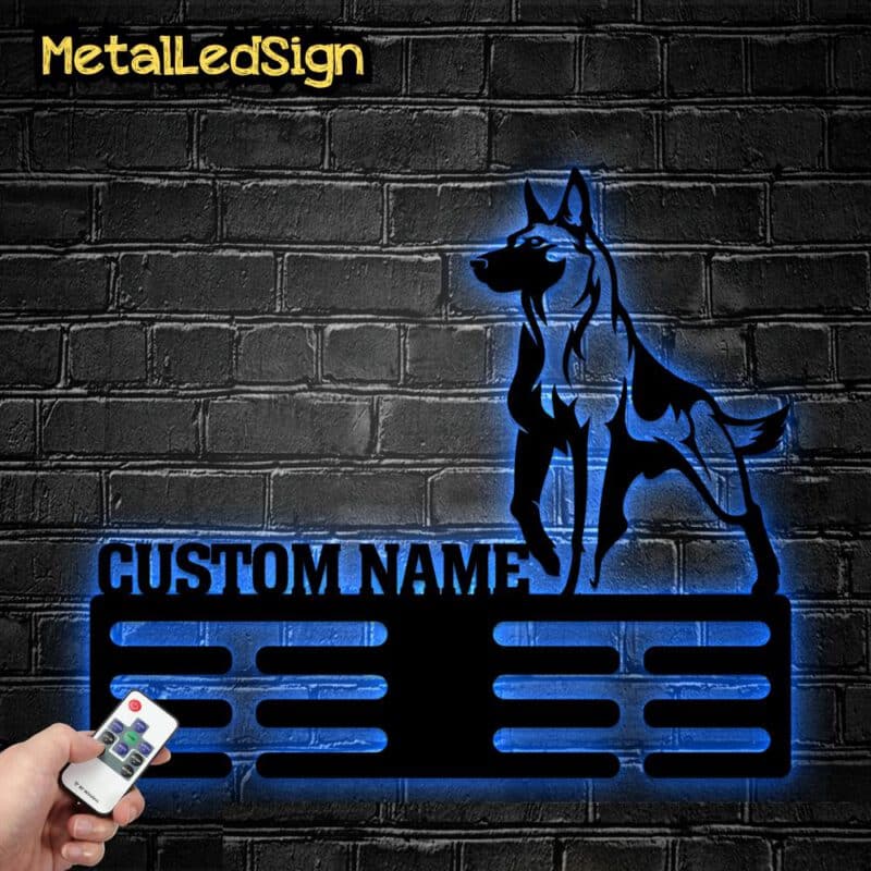 Custom-German-Shepherd-Dog-Metal-Medal-Hanger-6