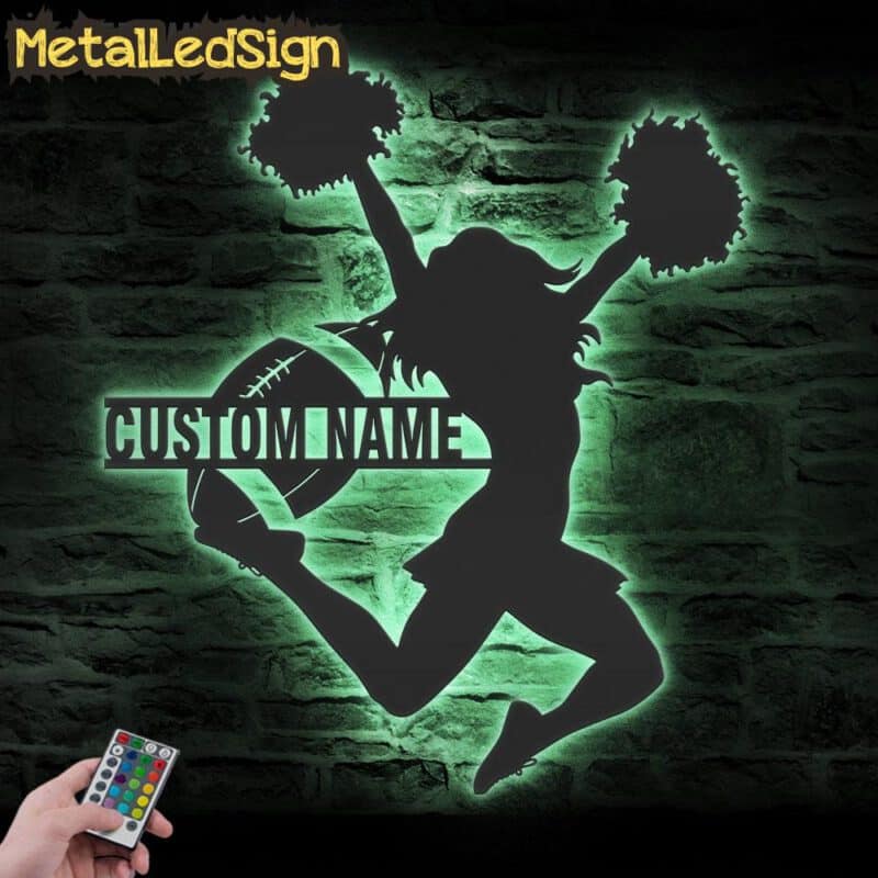 Custom-Girl-American-Football-Cheerleading-Metal-Wall-Art-LED-Light-7.jpg