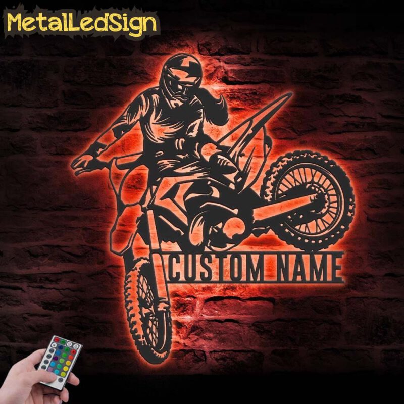 Custom-Girl-Motocross-Biker-Metal-Wall-Art-LED-Lights-5.jpg