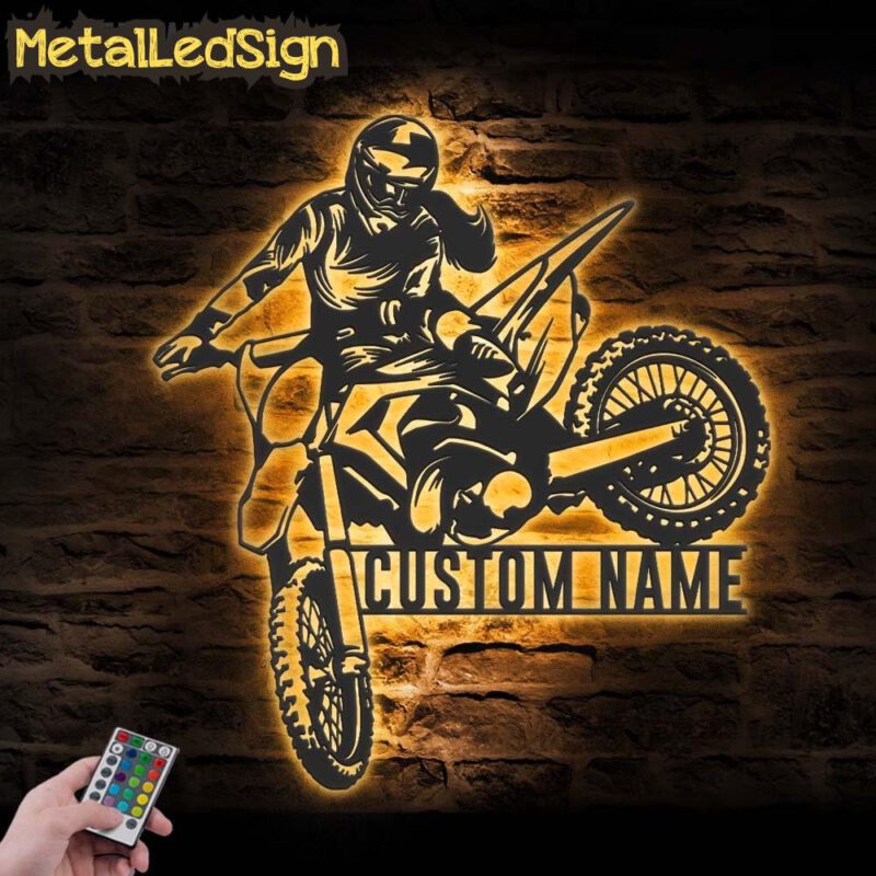 Custom-Girl-Motocross-Biker-Metal-Wall-Art-LED-Lights-Images.jpg