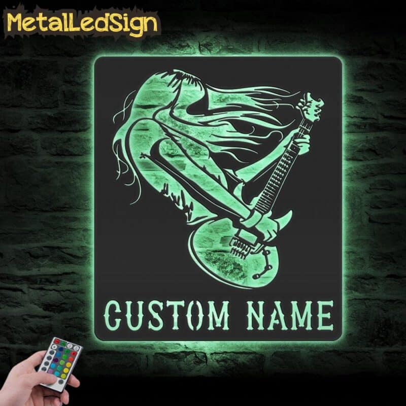 Custom-Girl-Play-Guitar-Metal-Wall-Art-LED-Light-7-1.jpg