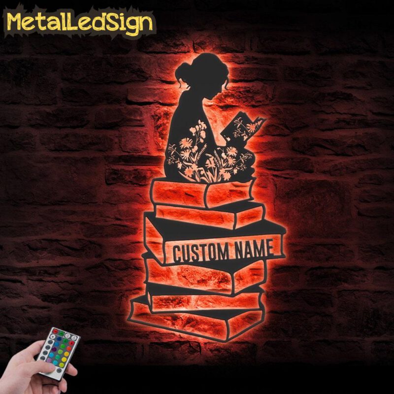 Custom-Girl-Reading-Book-Metal-Wall-Art-LED-Light-5.jpg