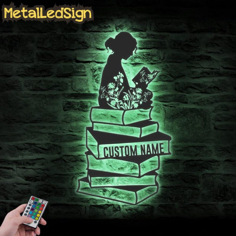 Custom-Girl-Reading-Book-Metal-Wall-Art-LED-Light-7.jpg