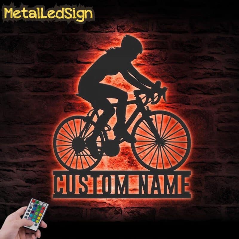 Custom-Girl-Road-Bike-Racing-Metal-Wall-Art-LED-Light-5.jpg