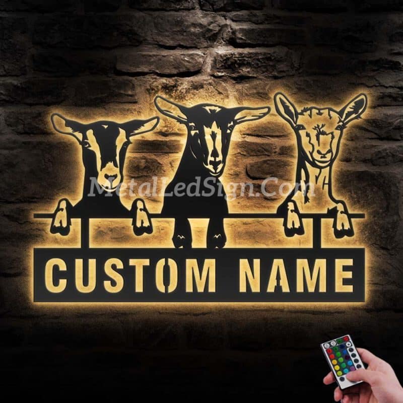 Custom-Goat-Farmhouse-Metal-Wall-Art-Led-Light-Images-1