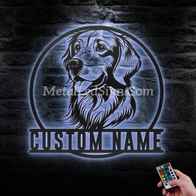 Custom-Golden-Retriever-Metal-Wall-Art-Led-Light-3-5