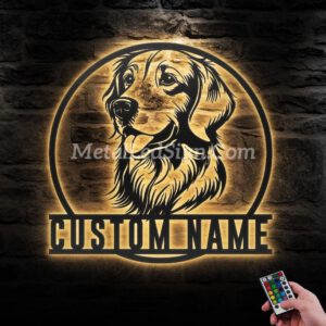 Custom-Golden-Retriever-Metal-Wall-Art-Led-Light-Images-5