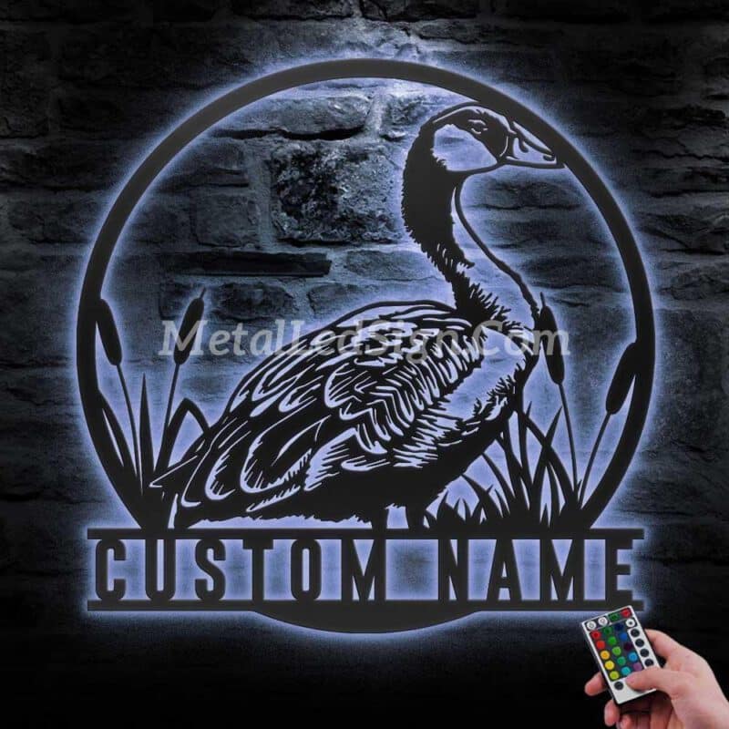 Custom-Goose-Farmhouse-Metal-Wall-Art-Led-Light-3-1