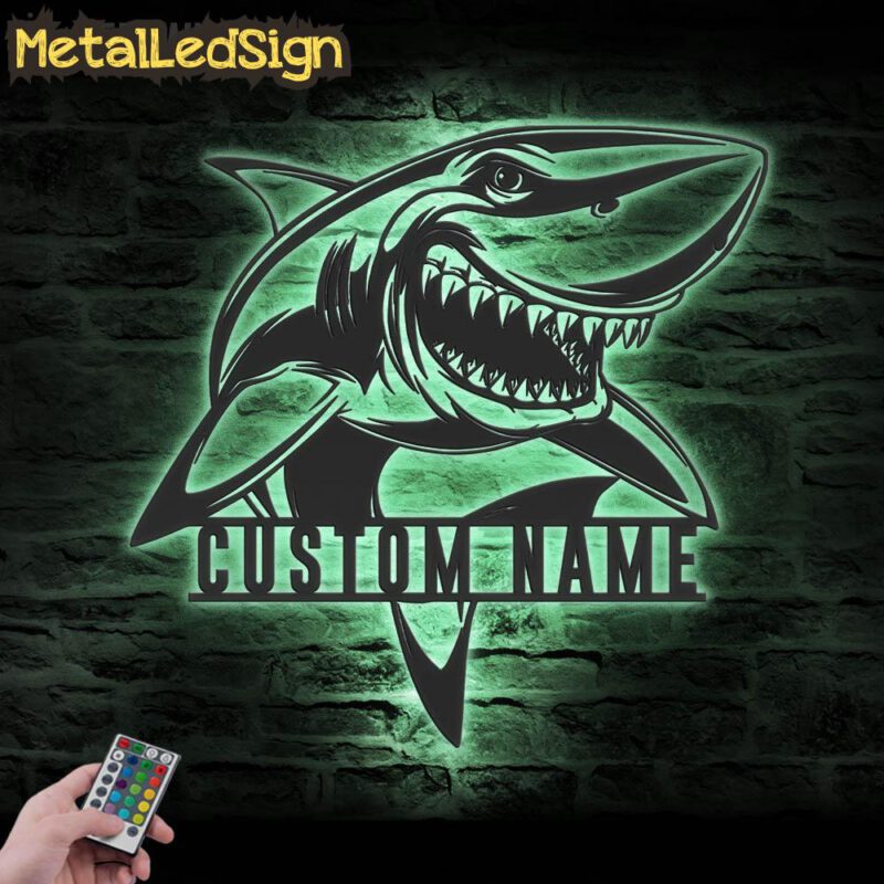 Custom-Great-White-Shark-Metal-Wall-Art-LED-Light-7.jpg