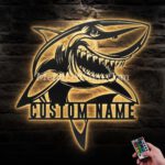 Custom-Great-White-Shark-Metal-Wall-Art-Led-Light-Images-4