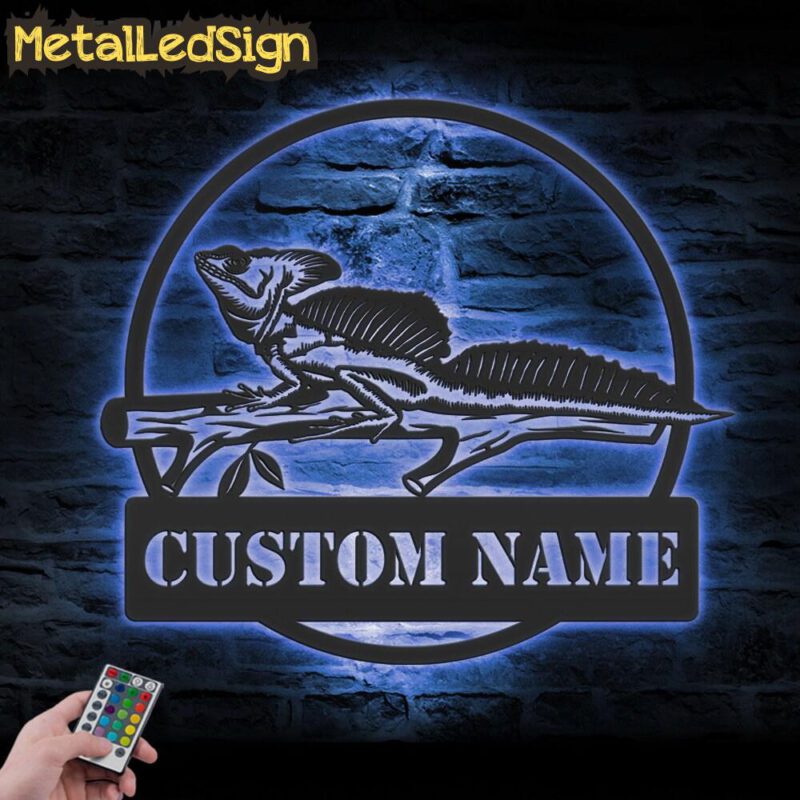 Custom-Green-Basilisk-Lizard-Metal-Wall-Art-LED-Light-3.jpg