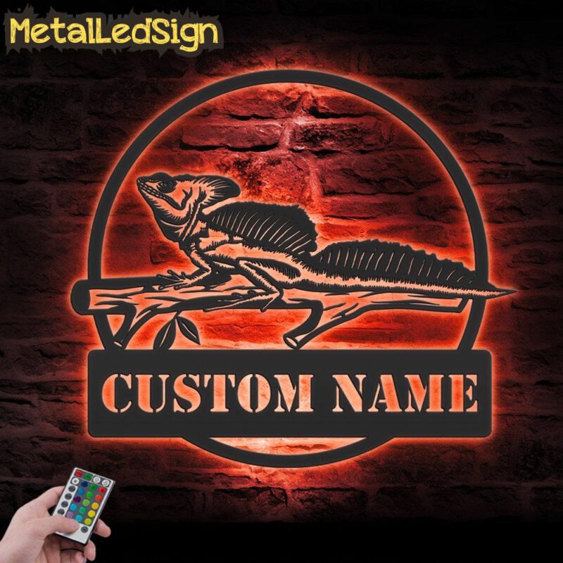 Custom-Green-Basilisk-Lizard-Metal-Wall-Art-LED-Light-5.jpg