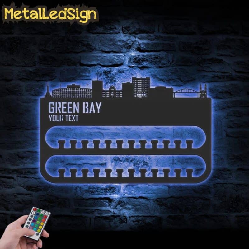 Custom-Green-Bay-Skyline-Sport-Medal-Hanger-With-Led-Light-3.jpg