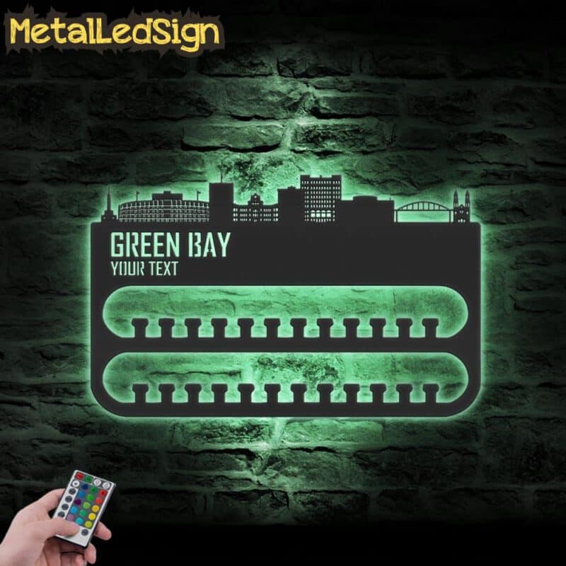 Custom-Green-Bay-Skyline-Sport-Medal-Hanger-With-Led-Light-7.jpg