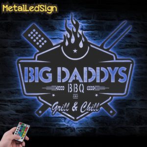 Custom-GrillFather-Grill-And-Chill-Metal-Wall-Art-LED-Light-3.jpg