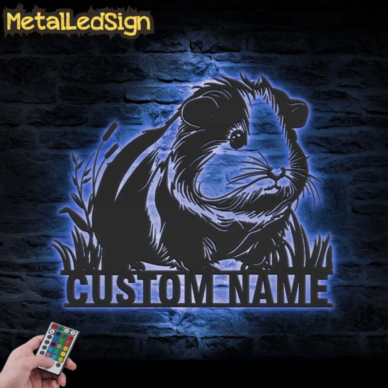 Custom-Guinea-Pig-Metal-Wall-Art-LED-Light-3.jpg