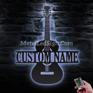 Custom-Guitar-Metal-Wall-Art-Led-Light-1