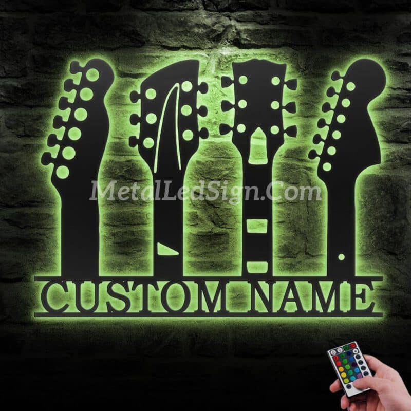 Custom-Guitar-Metal-Wall-Art-Led-Light-2-1