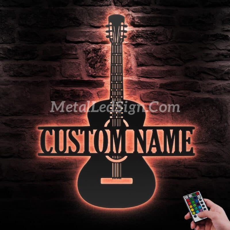 Custom-Guitar-Metal-Wall-Art-Led-Light-2