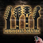 Custom-Guitar-Metal-Wall-Art-Led-Light-Images-1