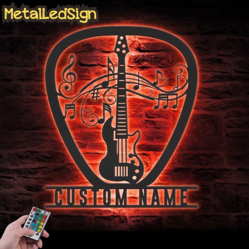 Custom-Guitar-Pick-Metal-Wall-Art-LED-Light-5.jpg