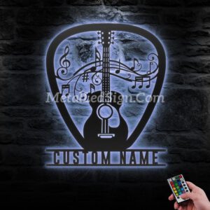 Custom-Guitar-Pick-Metal-Wall-Art-Led-Light-1-1