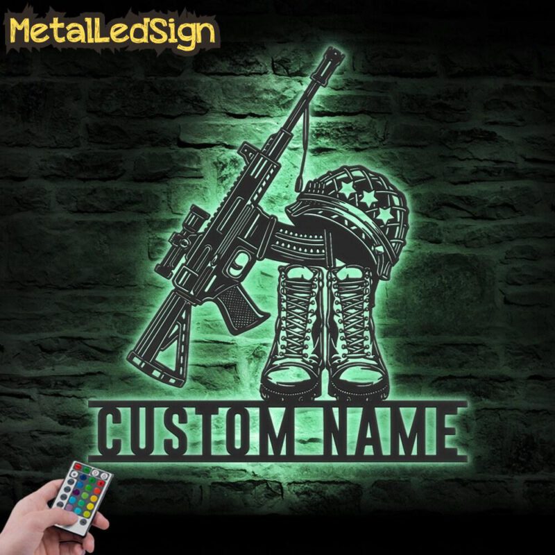 Custom-Gun-Boot-Helmet-Battle-Soldier-Metal-Wall-Art-LED-Light-7.jpg