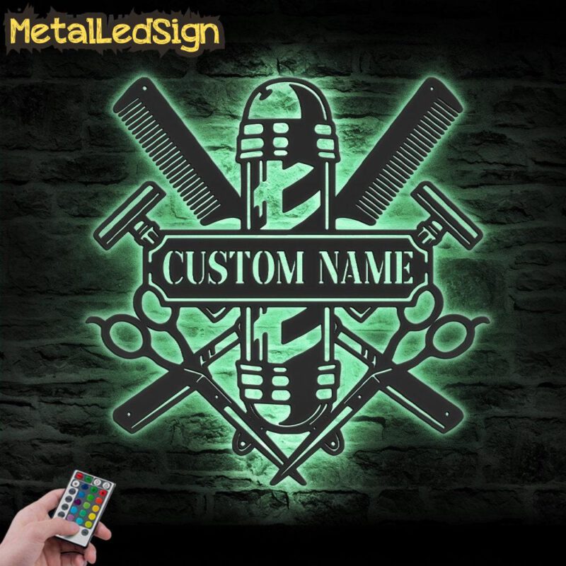 Custom-Hair-Salon-Metal-Wall-Art-LED-Light-7.jpg