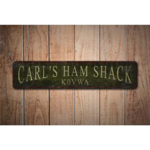 Custom-Ham-Radio-Premium-Quality-Rustic-Metal-Sign-Images